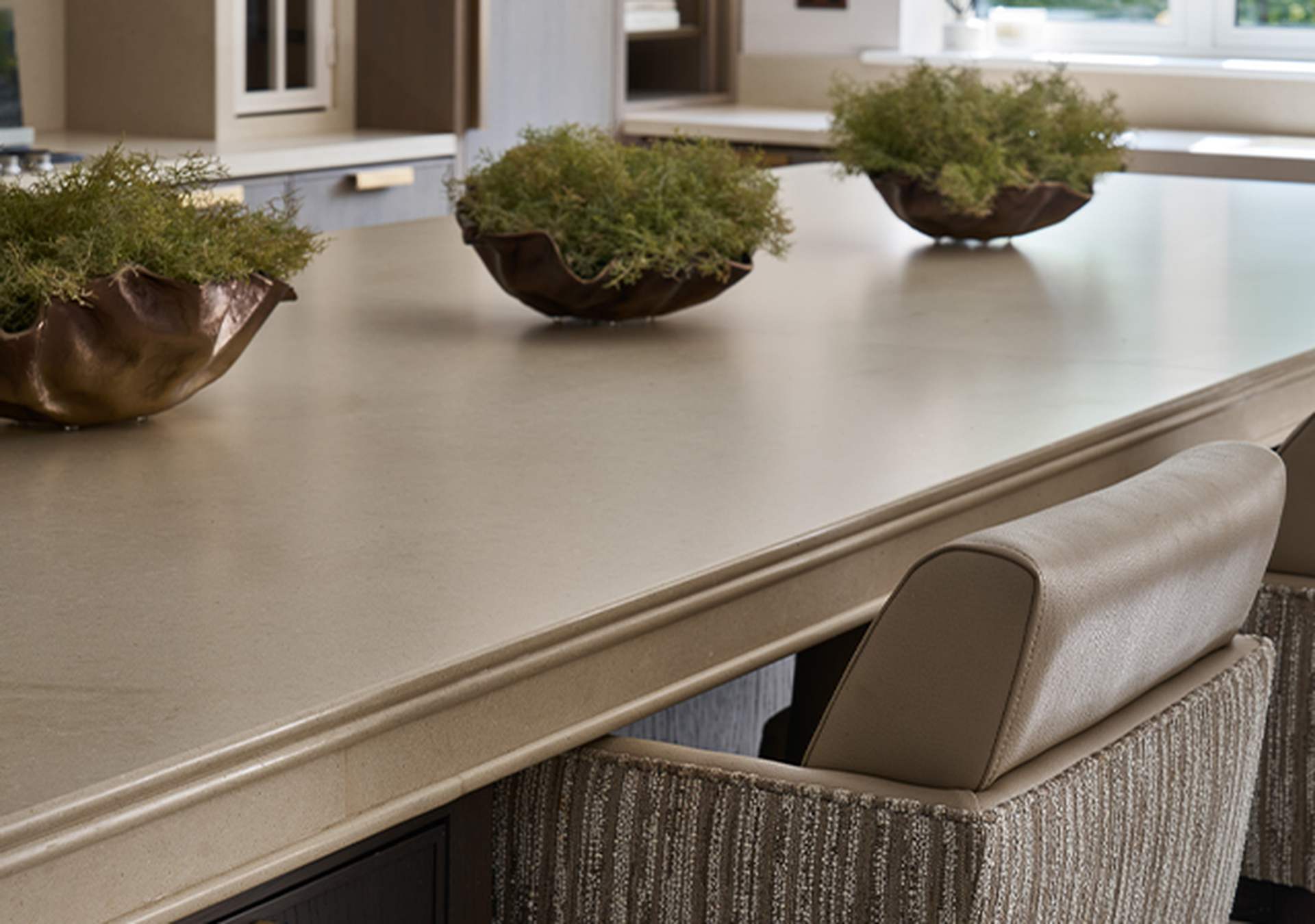 Unistone® Limestone-Effect Quartz Worktops