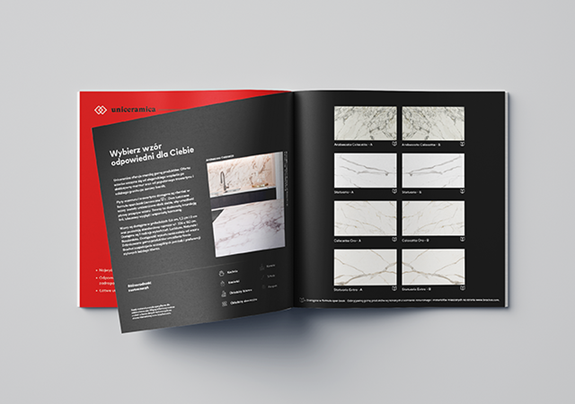 Kolekcja spieków kwarcowych Uniceramica