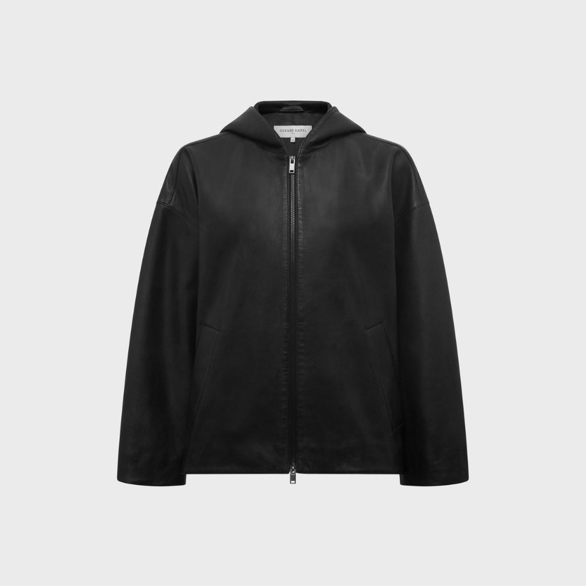 leather jacket row square