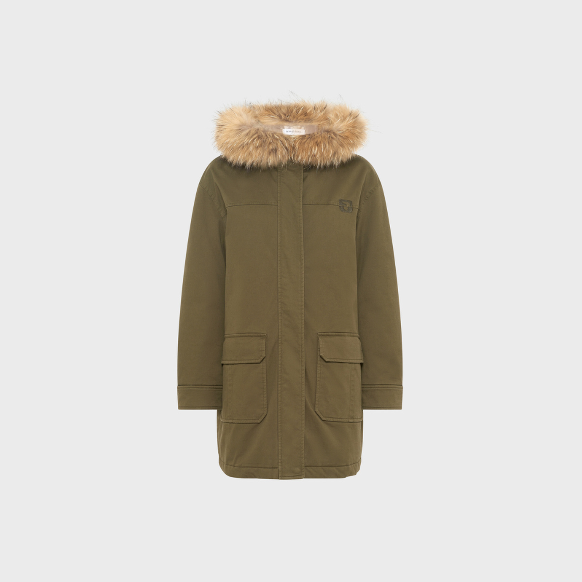 Kaki parka jacket
