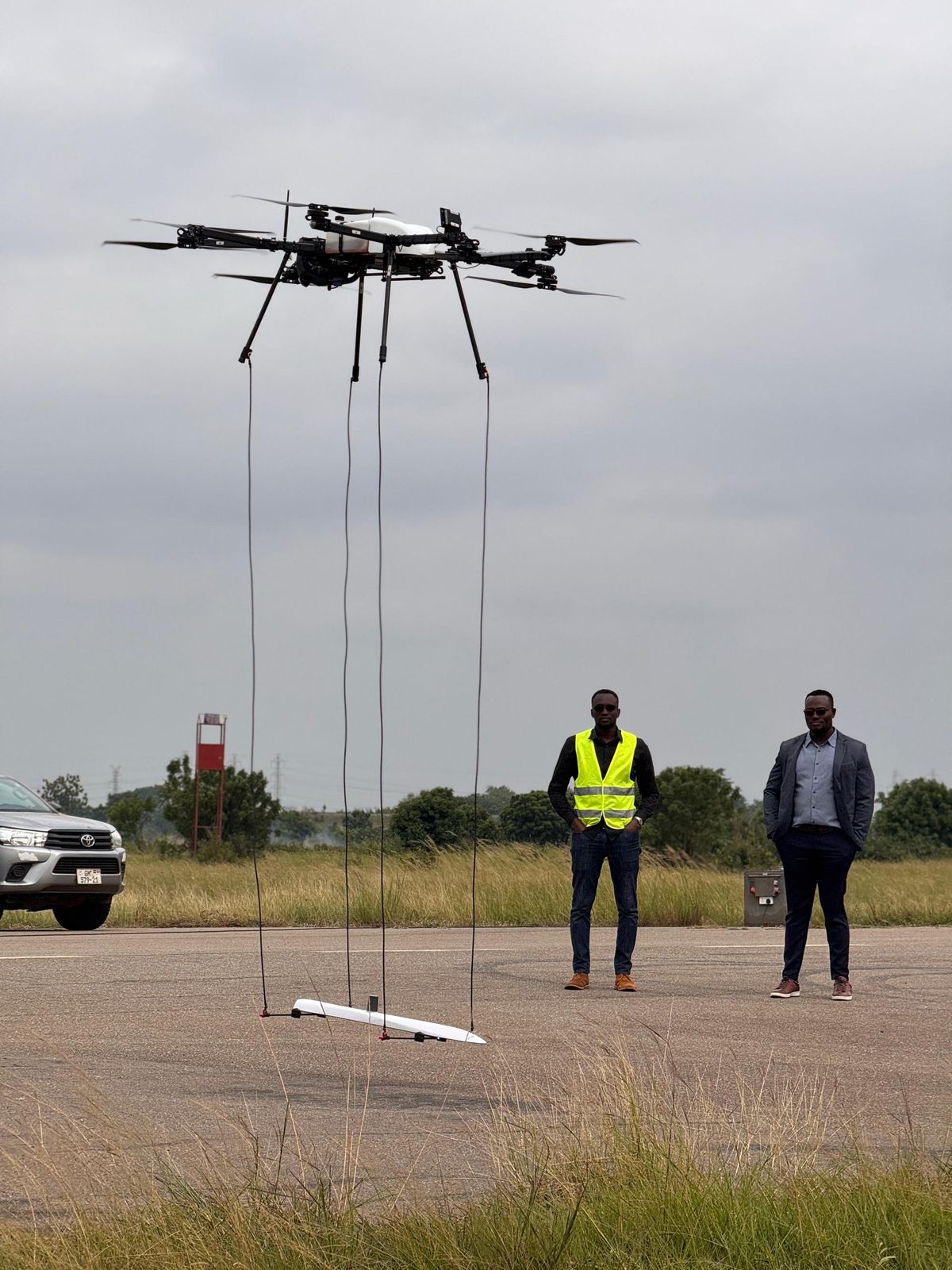 P8 long endurance drone training west africa in air