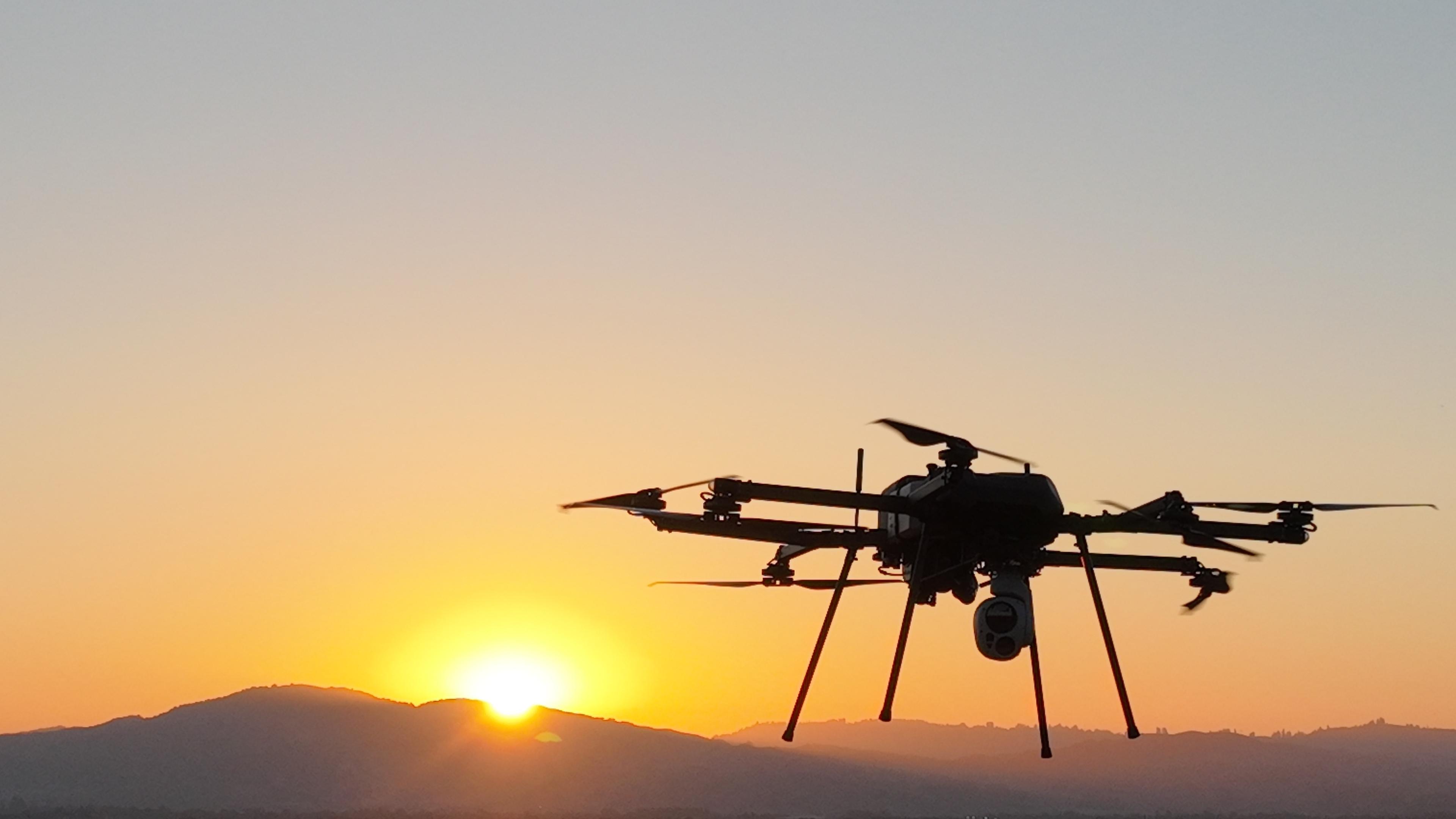 Long Endurance Drone - Perimeter 8 at Sunset