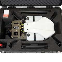 Perimeter 8 hybrid drone in airframe case