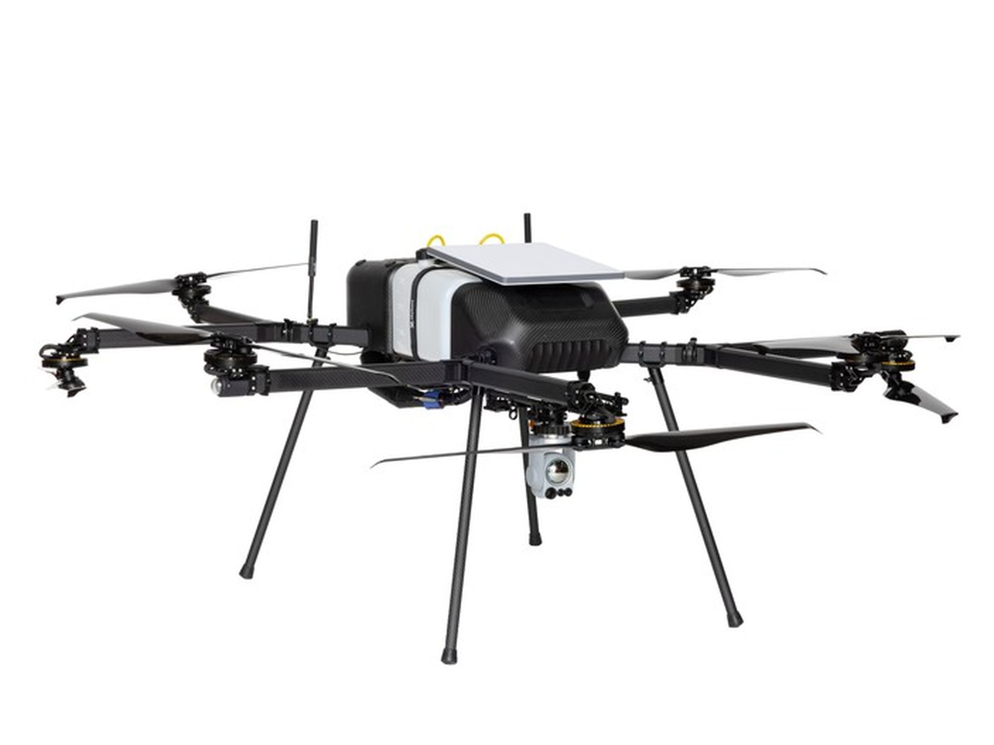 Skyfront Perimeter 8 Hybrid Drone Oblique View with Starlink and NextVision Camera