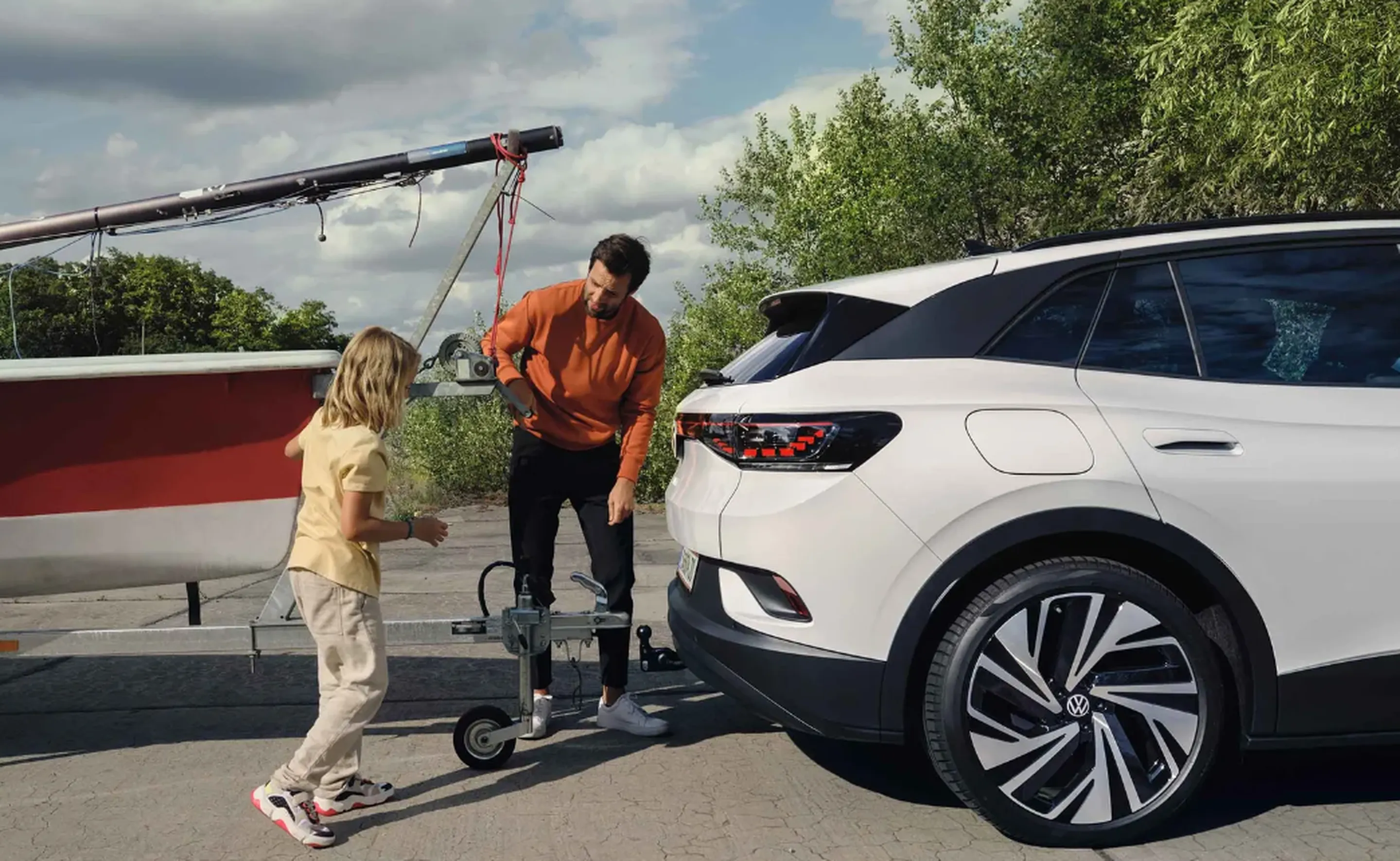 vw id 4 anhaengerkupplung