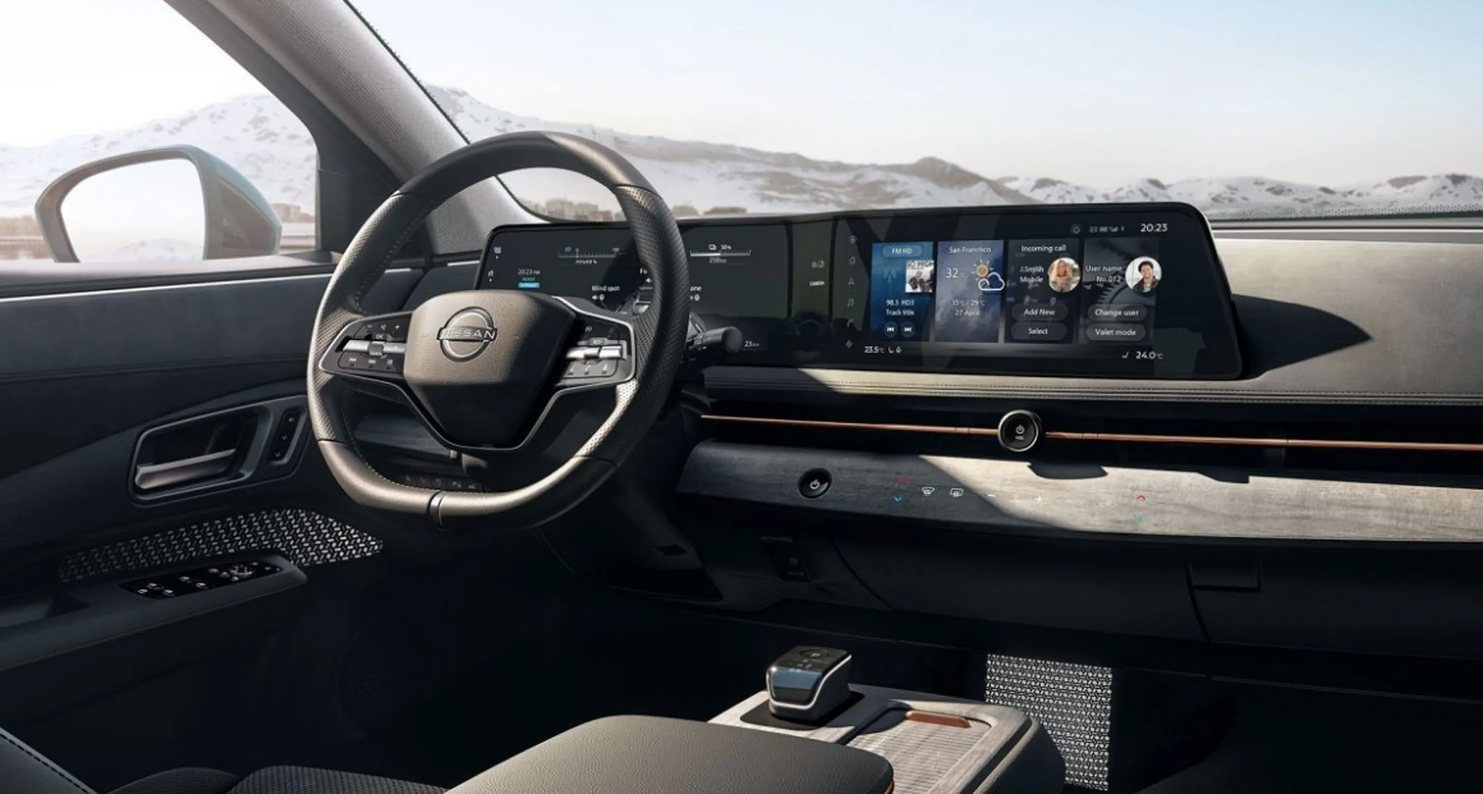 nissan ariya interior nissan ariya leasing