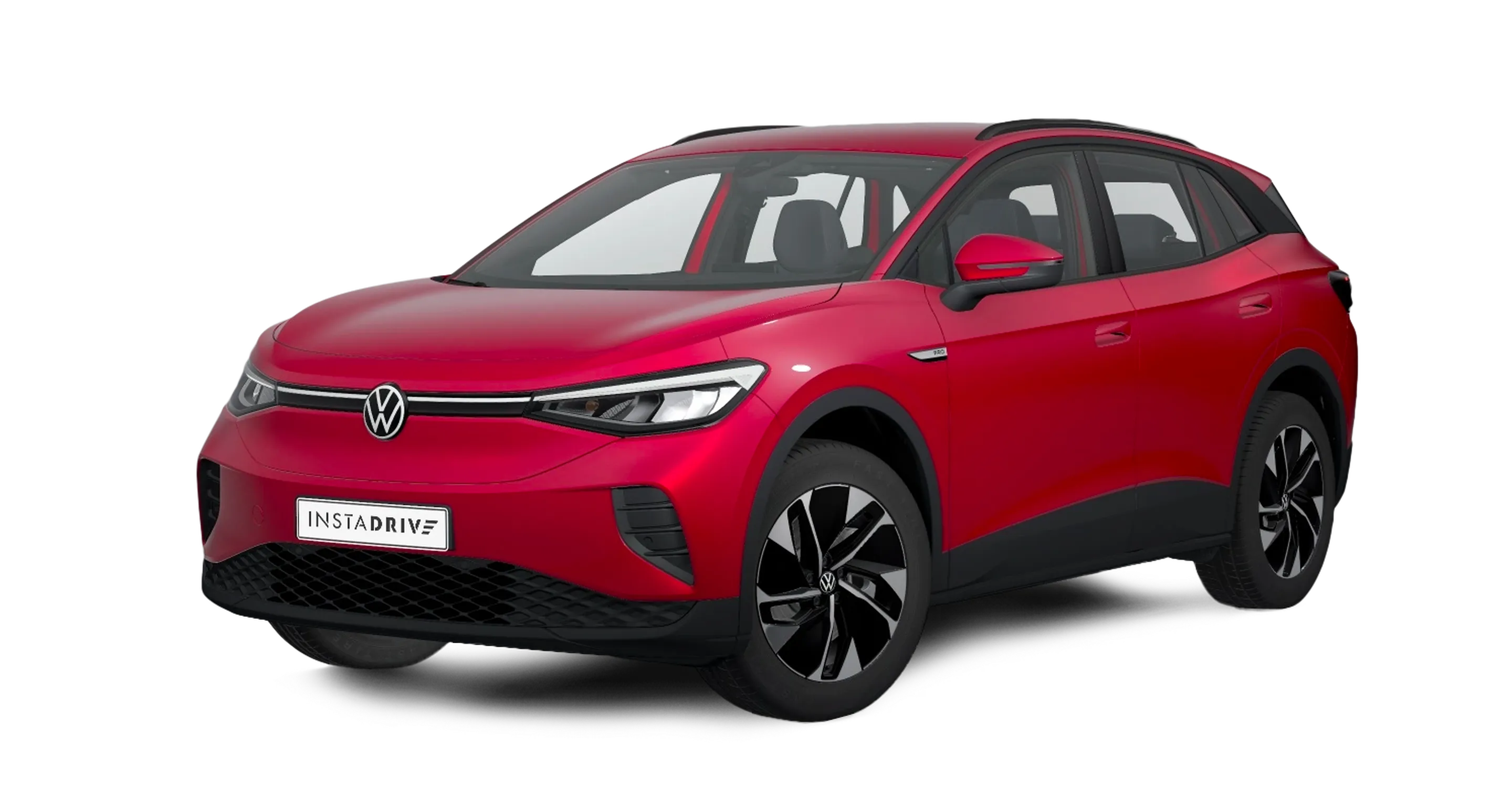 vw id 4 leasing INSTADRIVE elektraoauto günstig all inclusive abo metallic rot