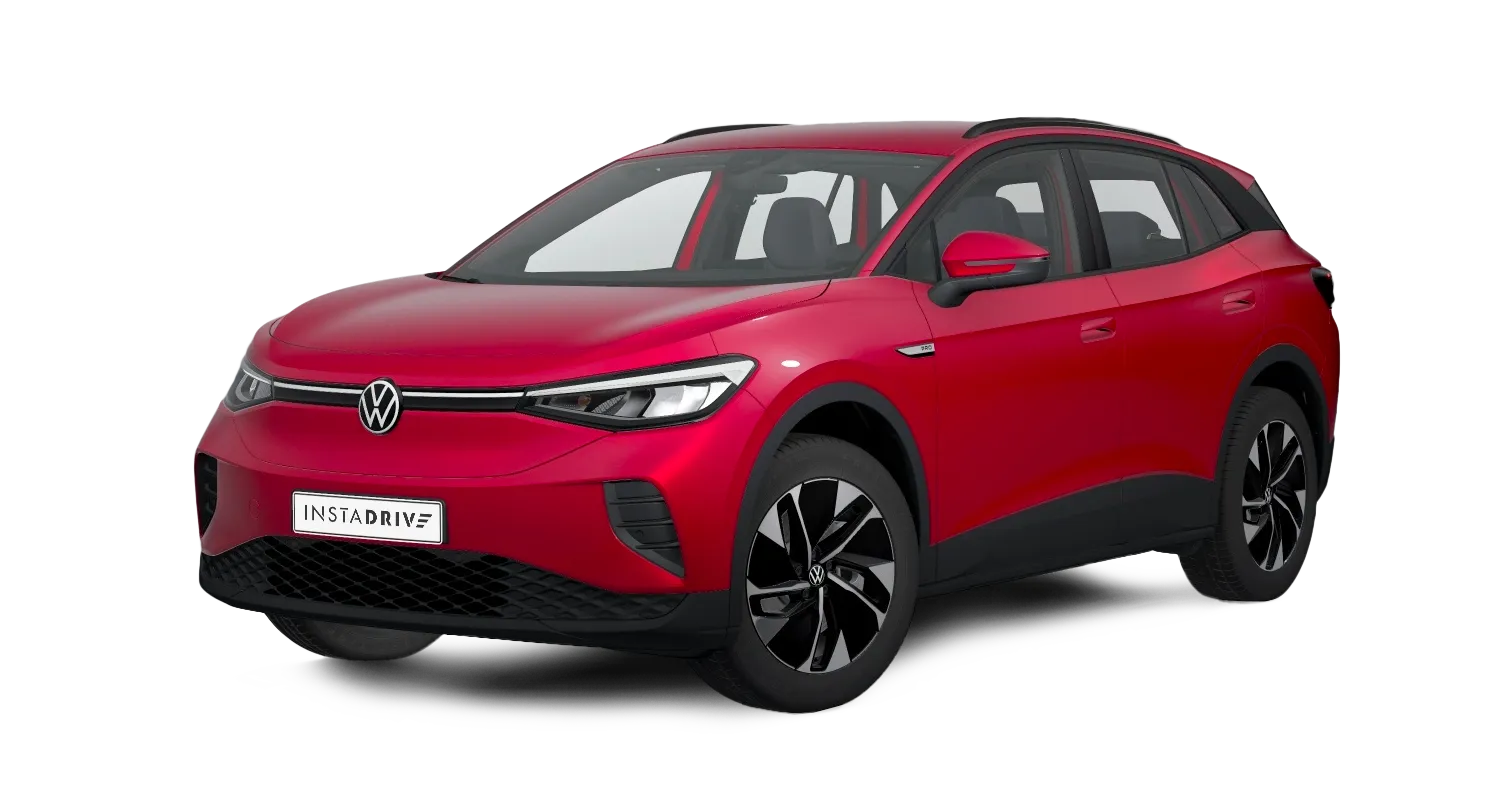 vw id 4 leasing INSTADRIVE elektraoauto günstig all inclusive abo metallic rot