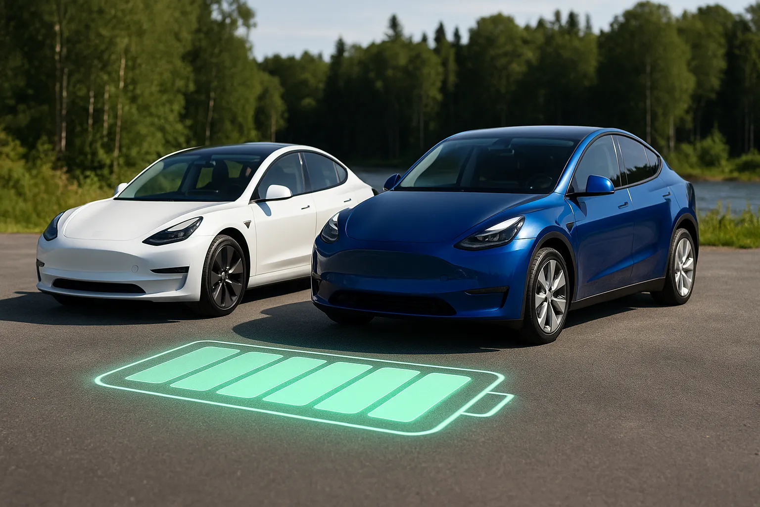Tesla Jungwagen Akkuzustand