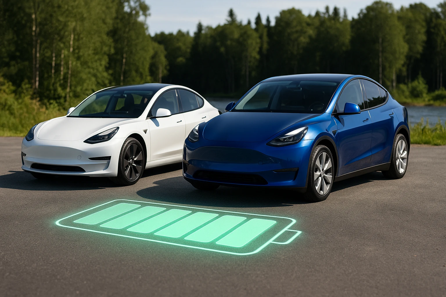Tesla Jungwagen Akkuzustand