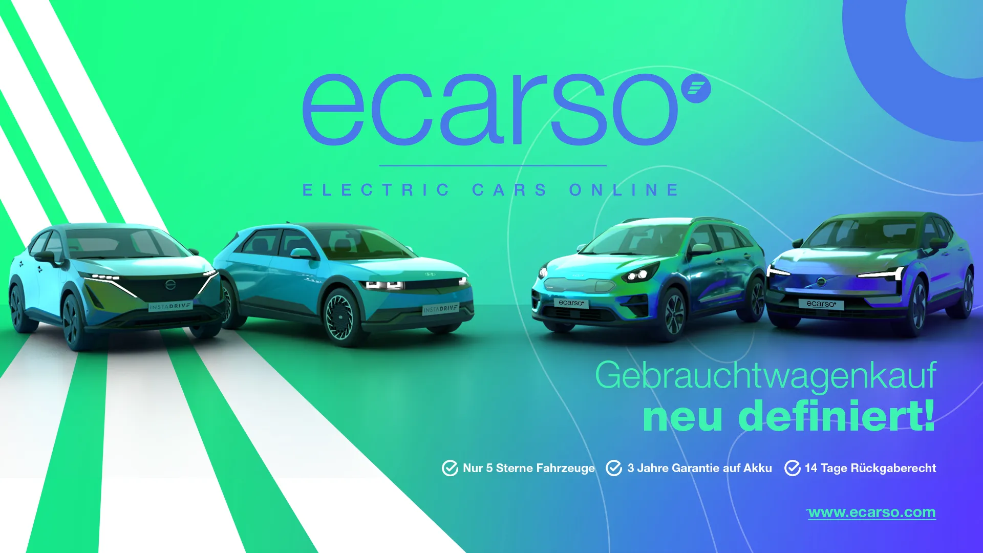 Gebrauchte Elektroautos online kaufen