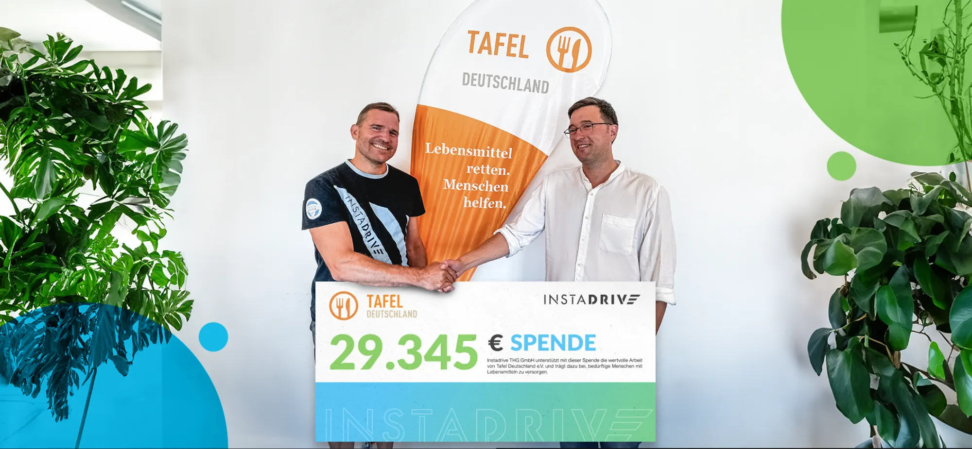 Tafel Deutschland Spendenübergabe