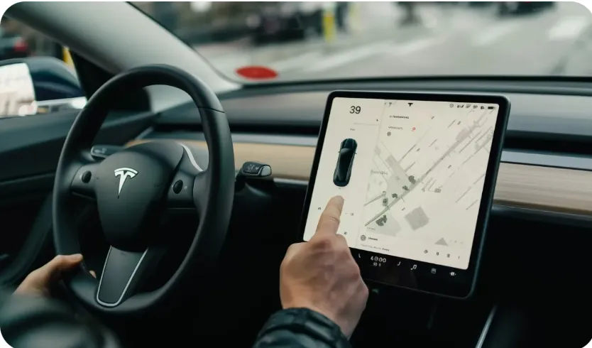 ecran tactile tesla3