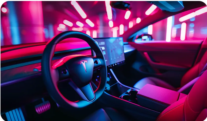connectivite tesla