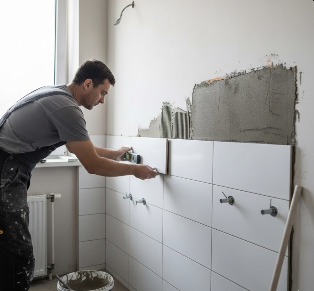 Wall Tiling Installation