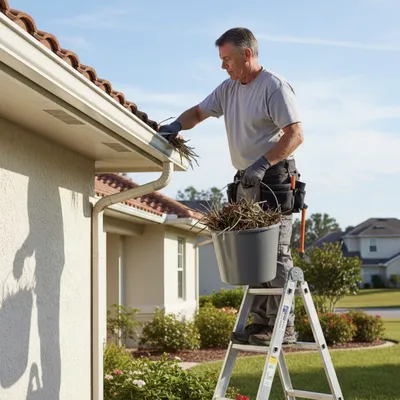 Single-Storey Home Gutter Cleaning