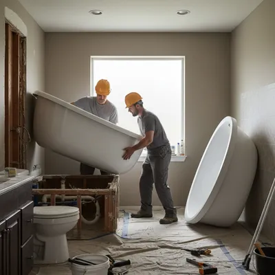 How to Replace a Built-In Bath