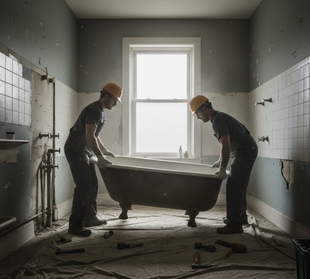 How To Replace A Freestanding Bath