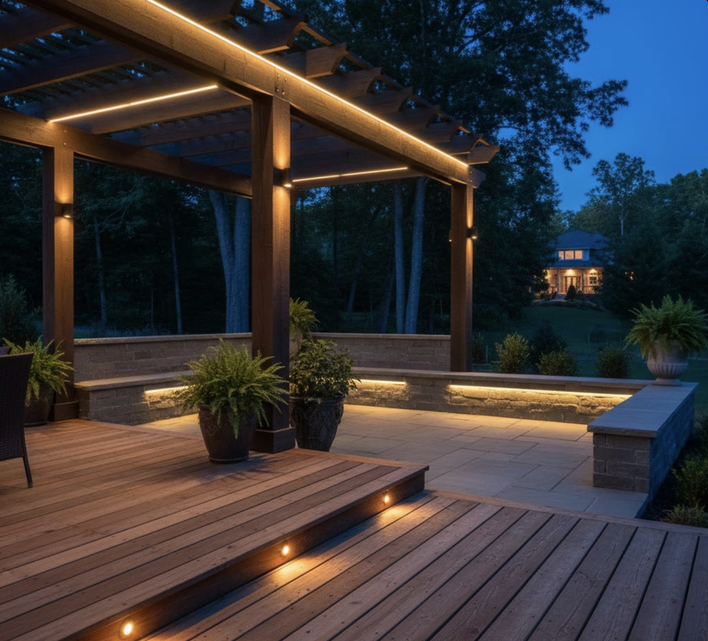 Deck Patio And Pergola Lighting