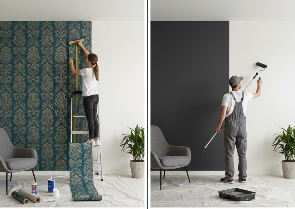 Wallpaper Vs Paint For Feature Walls Which Should You Choose
