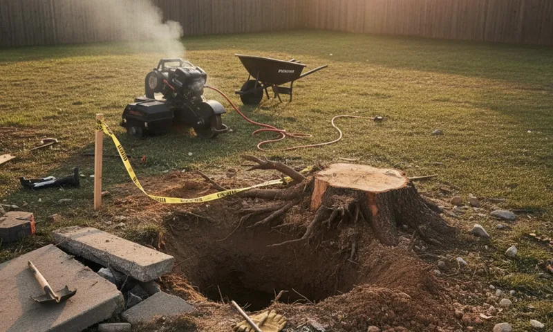 The Hidden Dangers of DIY Stump Removal