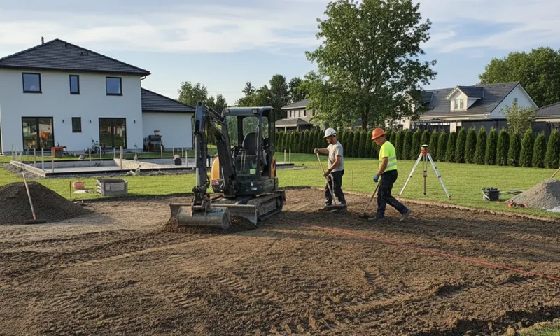 Residential Ground Levelling & Preparation