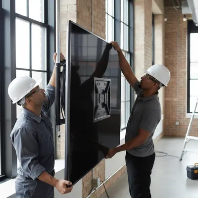 Commercial TV Wall Mounting