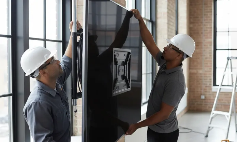 Commercial TV Wall Mounting