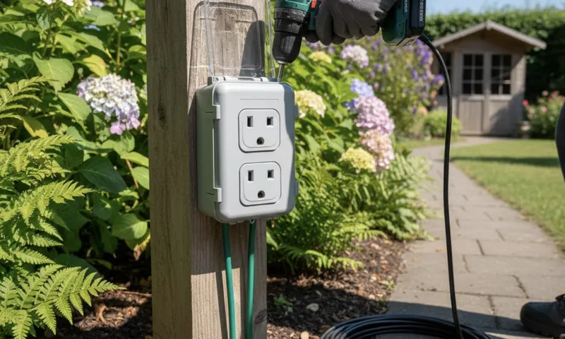 Outdoor and Garden Socket Installation
