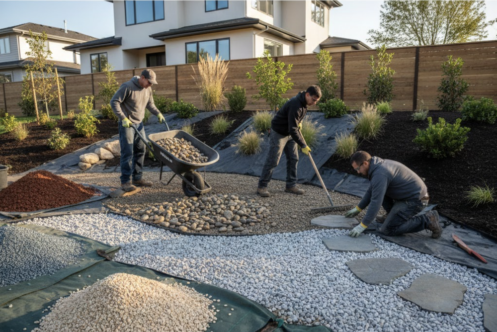 Decorative Gravel Stone Surfaces