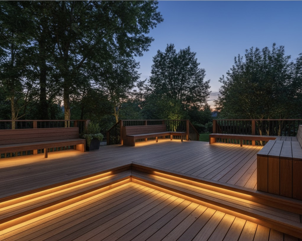 Raised Multi Level Decking