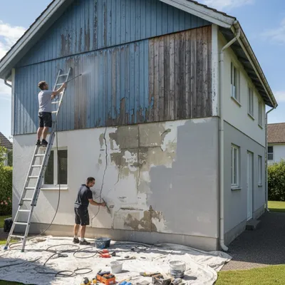 How to Prepare Exterior Walls for Painting