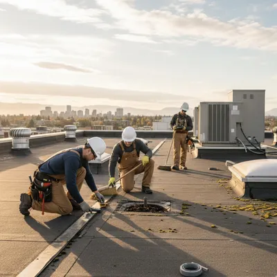 Flat Roof Maintenance and Inspection