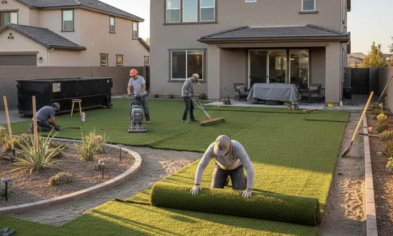Residential Artificial Grass Installation