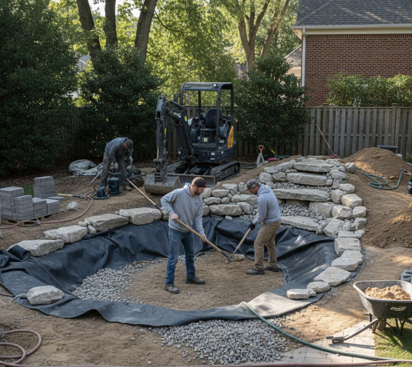 Pond & Water Feature Installation | JUSTHIRE