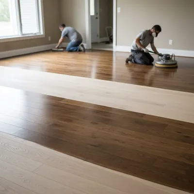 Custom Floor Finishes & Staining Services