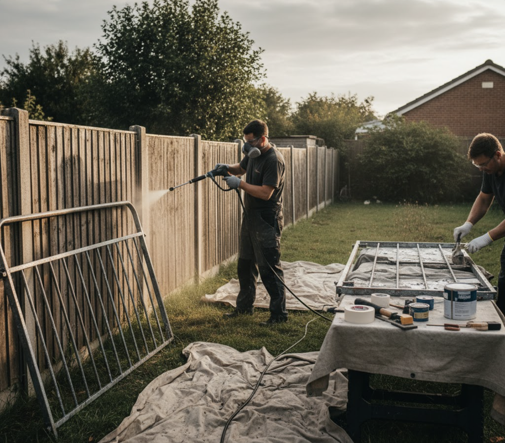 How To Prepare Fences And Gates For Painting