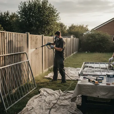 How to Prepare Fences and Gates for Painting