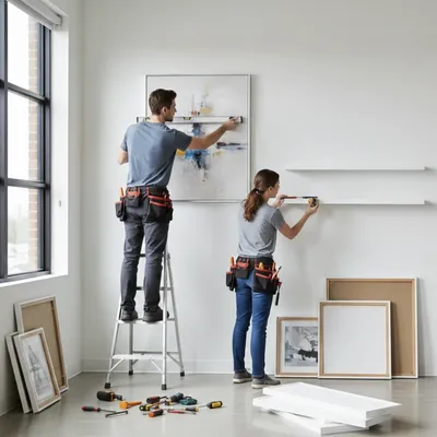 Commercial Picture & Shelf Hanging