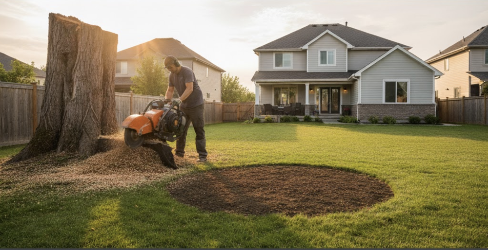 How Stump Grinding Can Improve Safety Aesthetics And Property Value