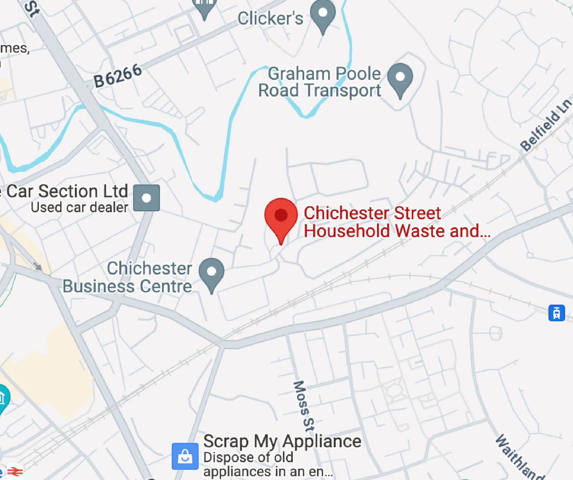 Chichester Street Household Waste Recycling Centre