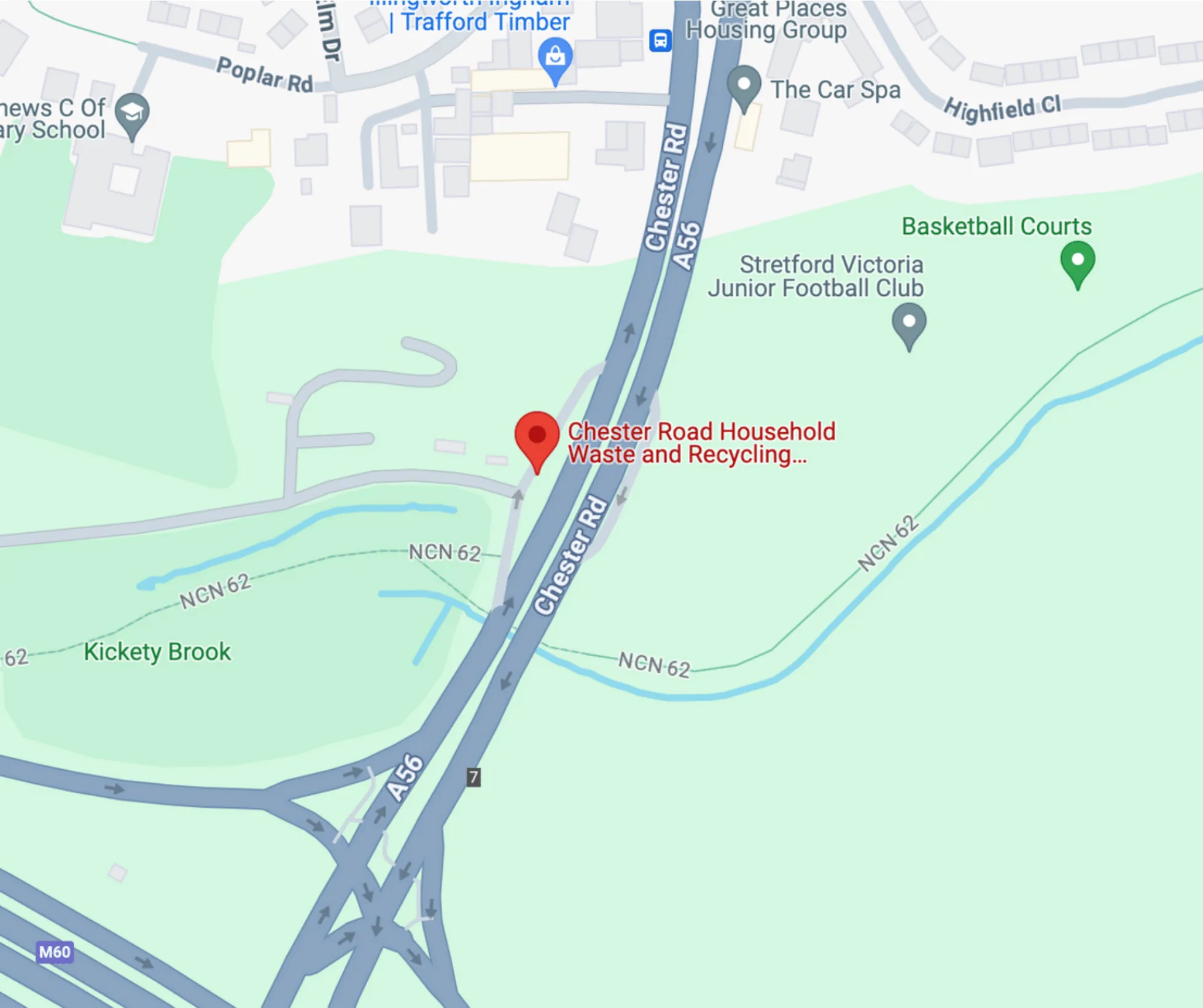 Chester Road Household Waste Recycling Centre