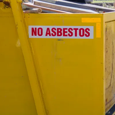 Can Asbestos be Put in a Skip?