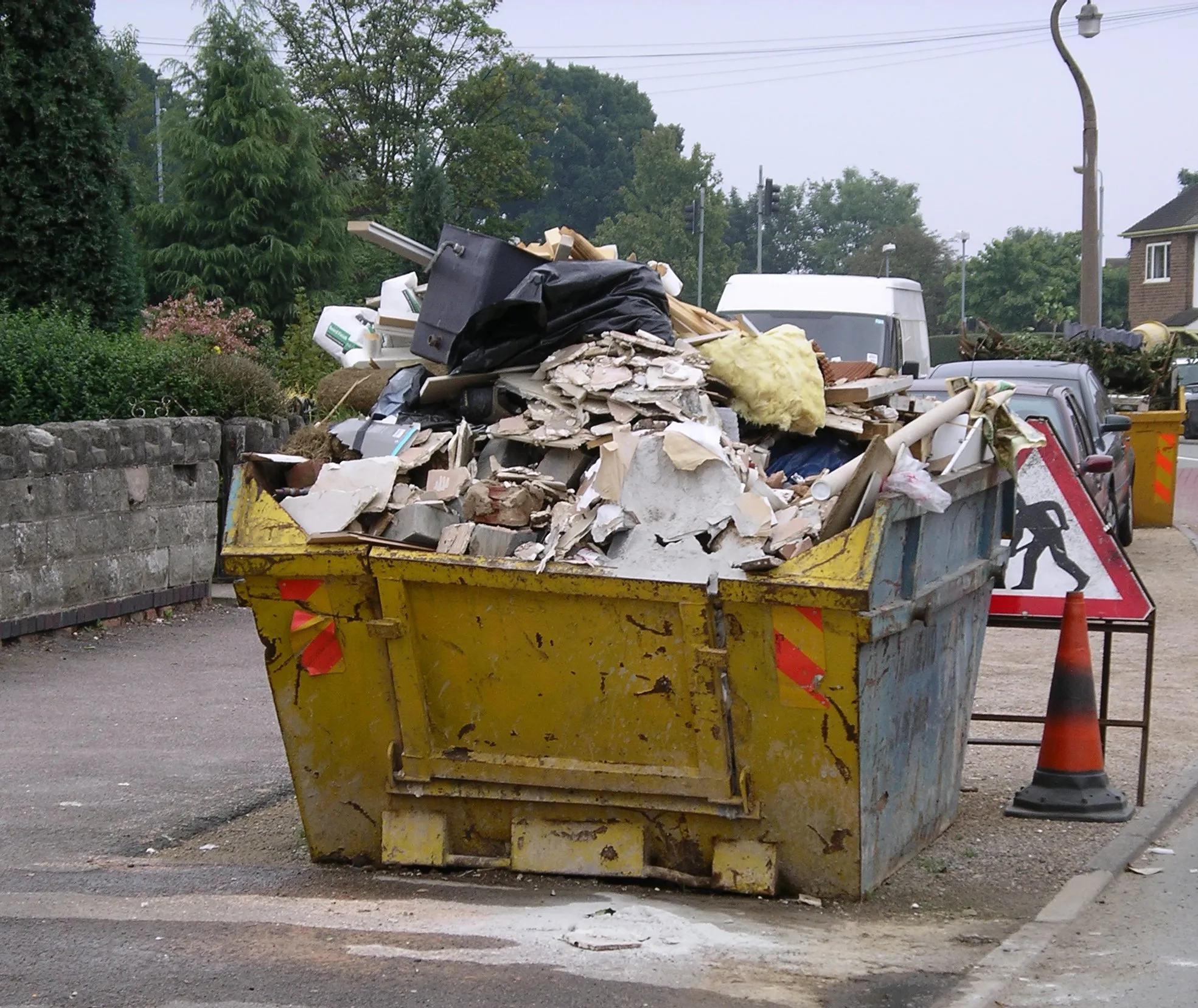 Can a Skip Be put on the road?