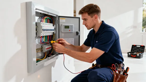 Electrician Working