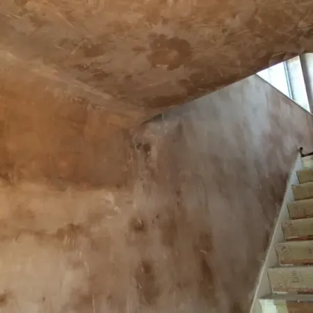 Freshly Plastered Hallway