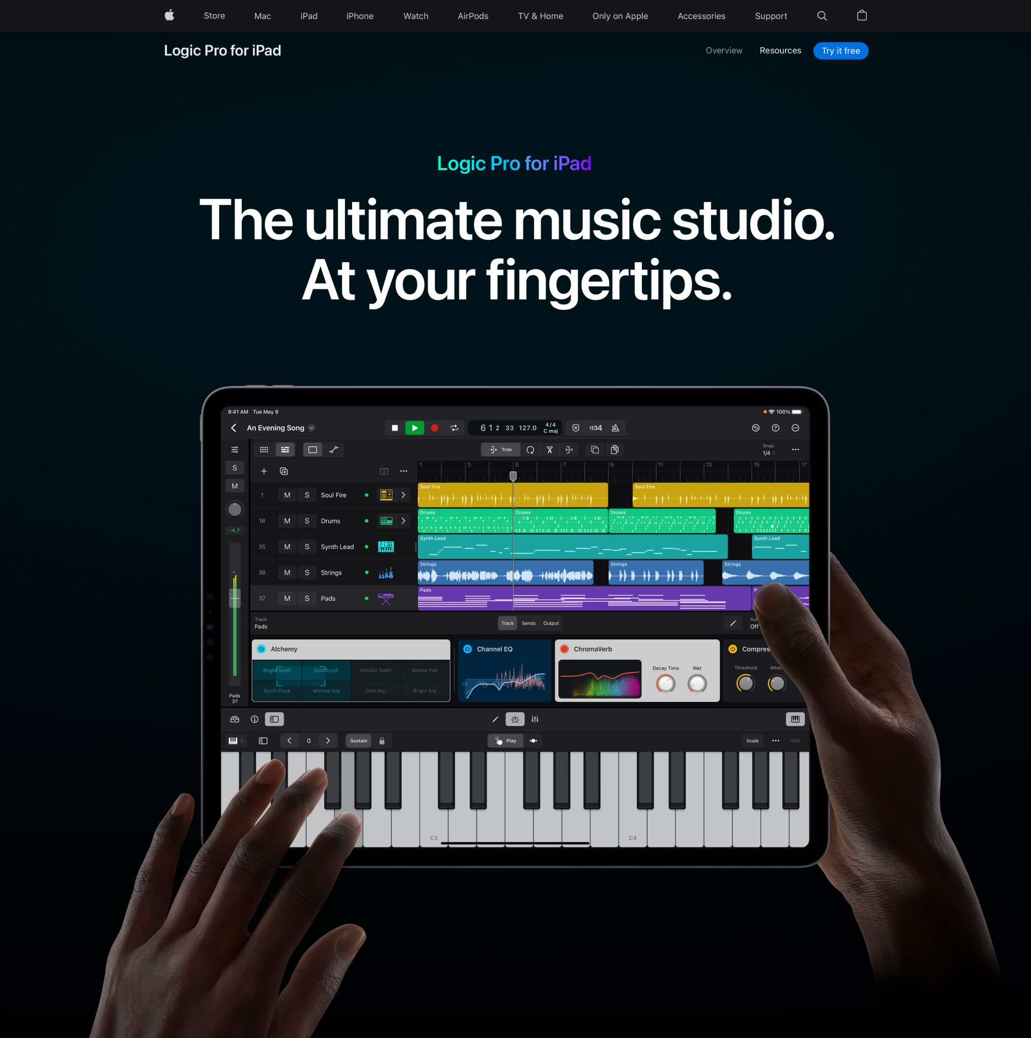 Logic Pro for iPad 1