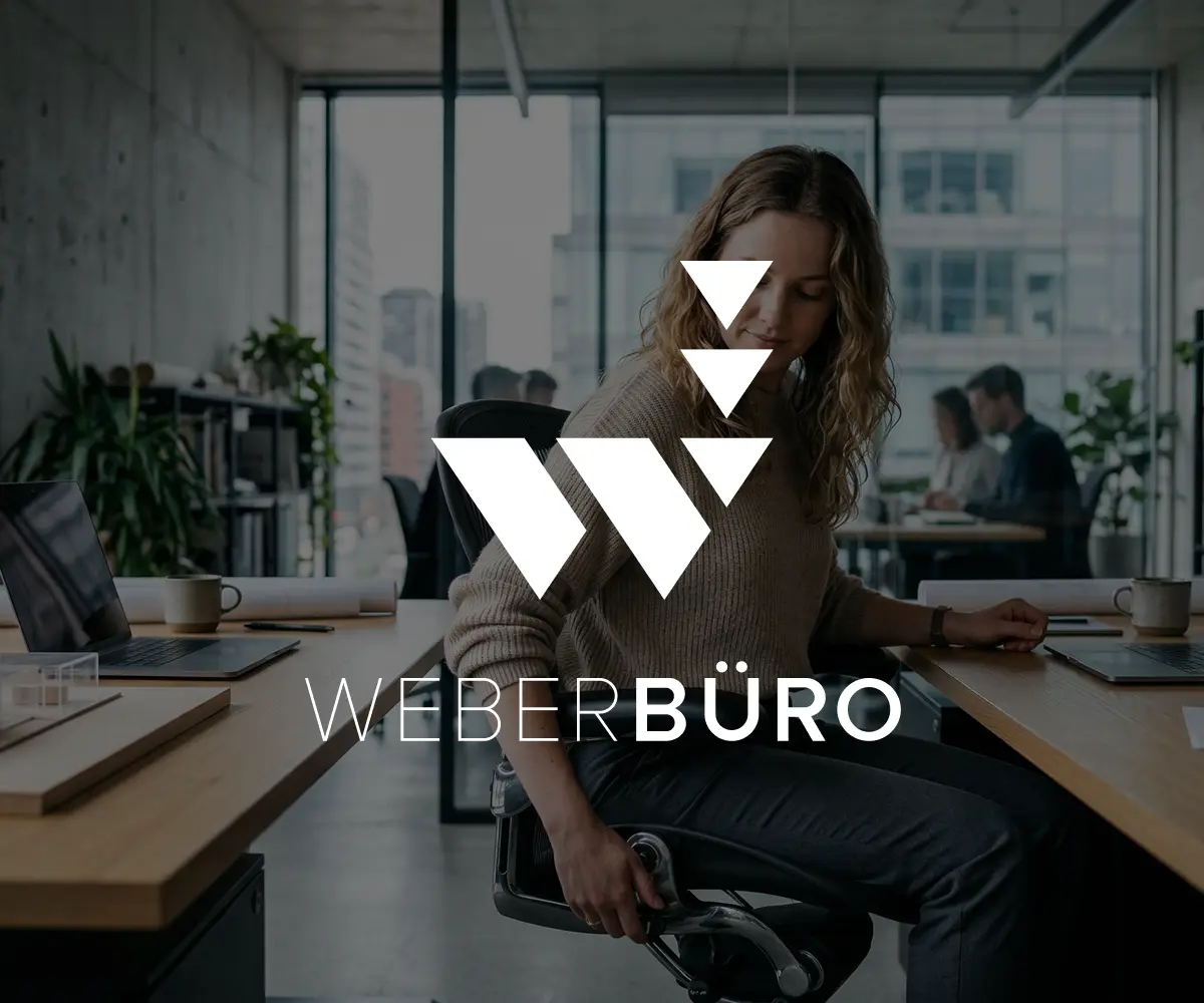 Previewbild Casestudy mit WeberBuero Logo und Bueroaufnahme
