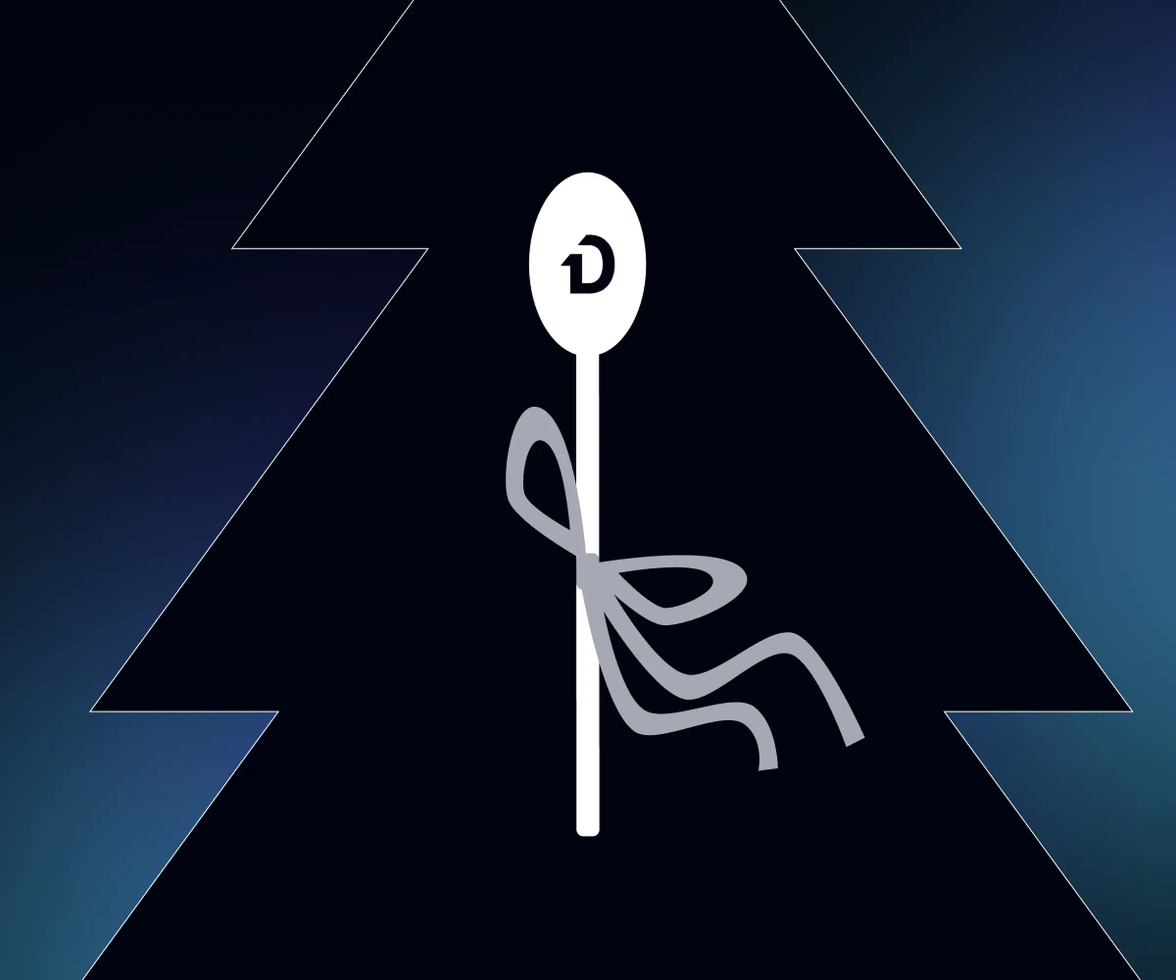 Weihnachtsgruss Grafik Square