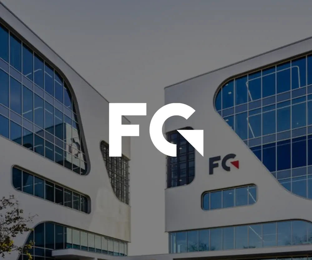 Logo und Gebäude FC Gruppe